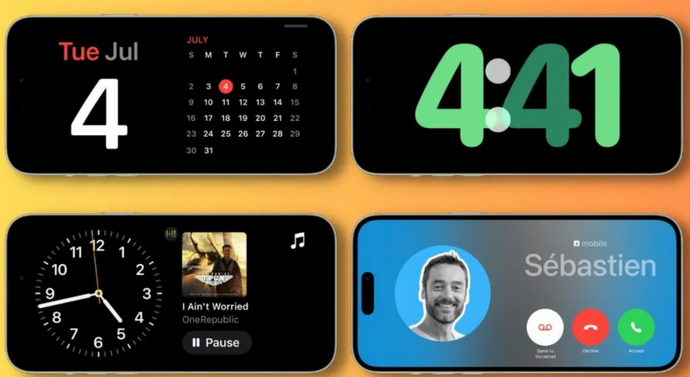 昭通苹果手机维修分享iOS17横屏充电待机显示有什么好处 