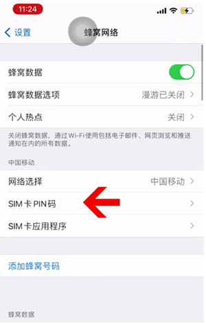 昭通苹果14维修网分享如何给iPhone14的SIM卡设置密码 