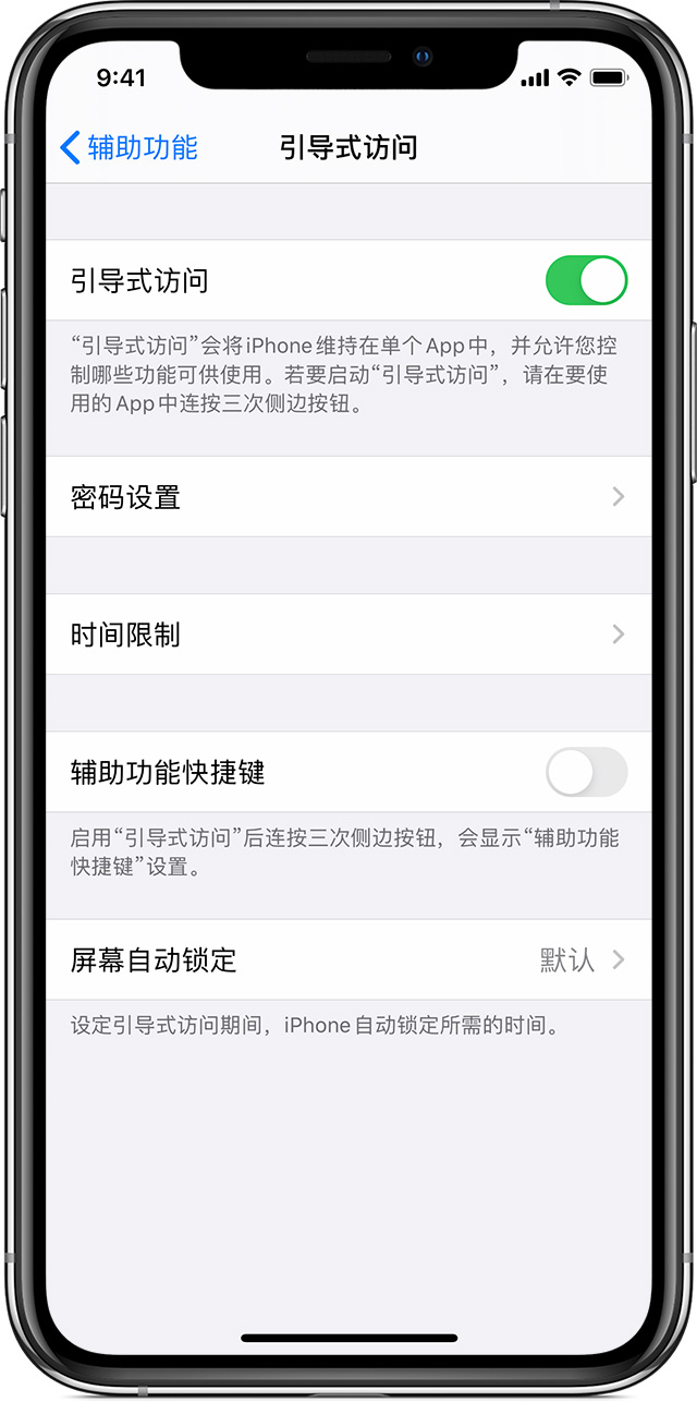 昭通苹果手机维修分享如何在 iPhone 上退出引导式访问 